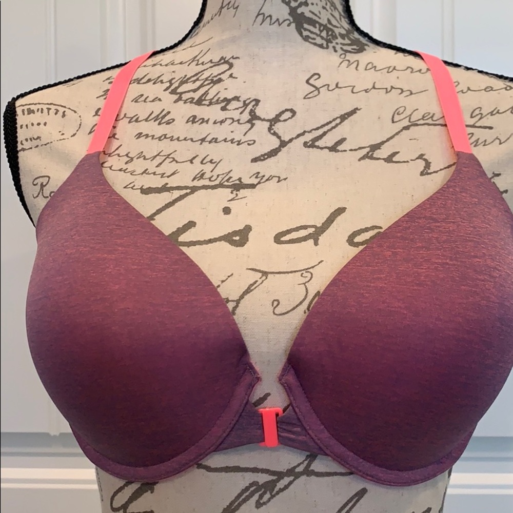 VS Racerback Semi Demi Front Close Bra. Size 36D